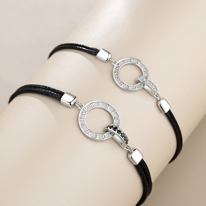 Circle Lights Silver Bracelet