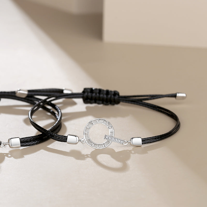 Circle Lights Silver Bracelet