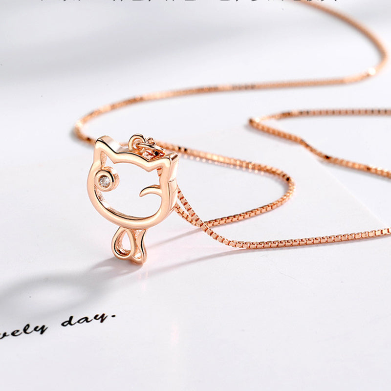 Twinkle Kitty Necklace