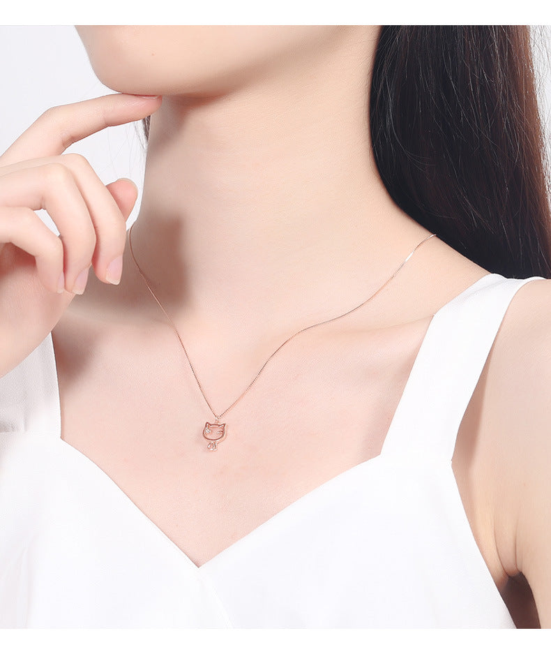 Twinkle Kitty Necklace
