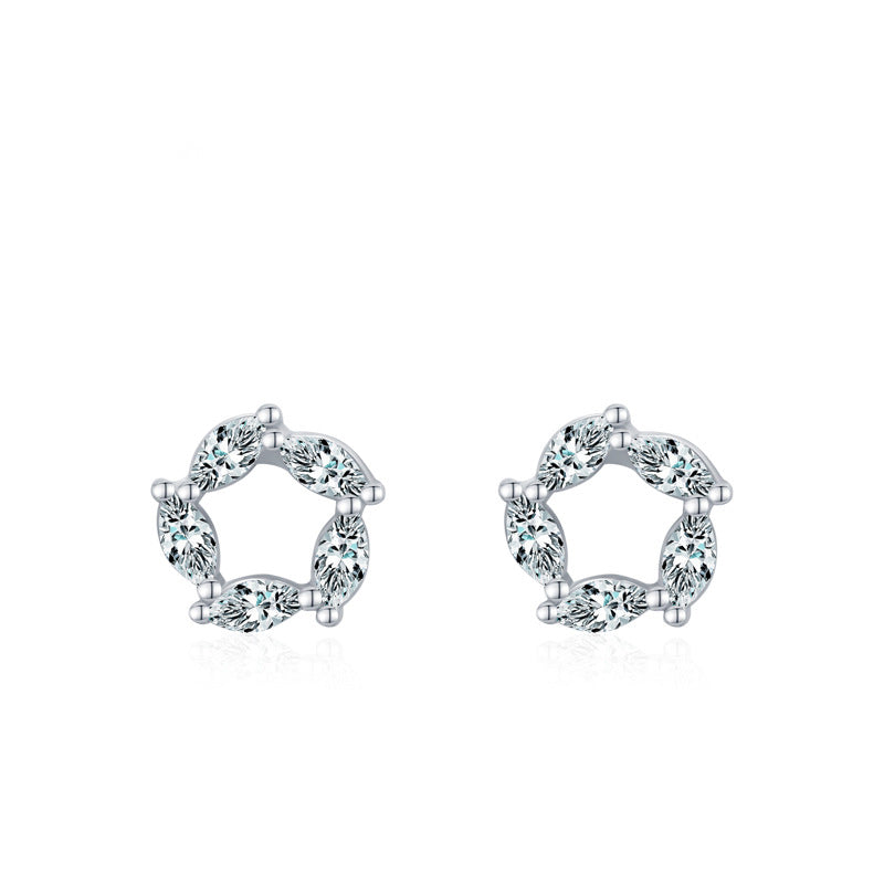 Dainty Garland Leaf Earrings